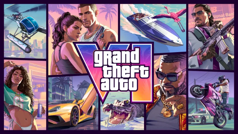 Original Rockstar Games artwork for GTA VI Pre-Orders